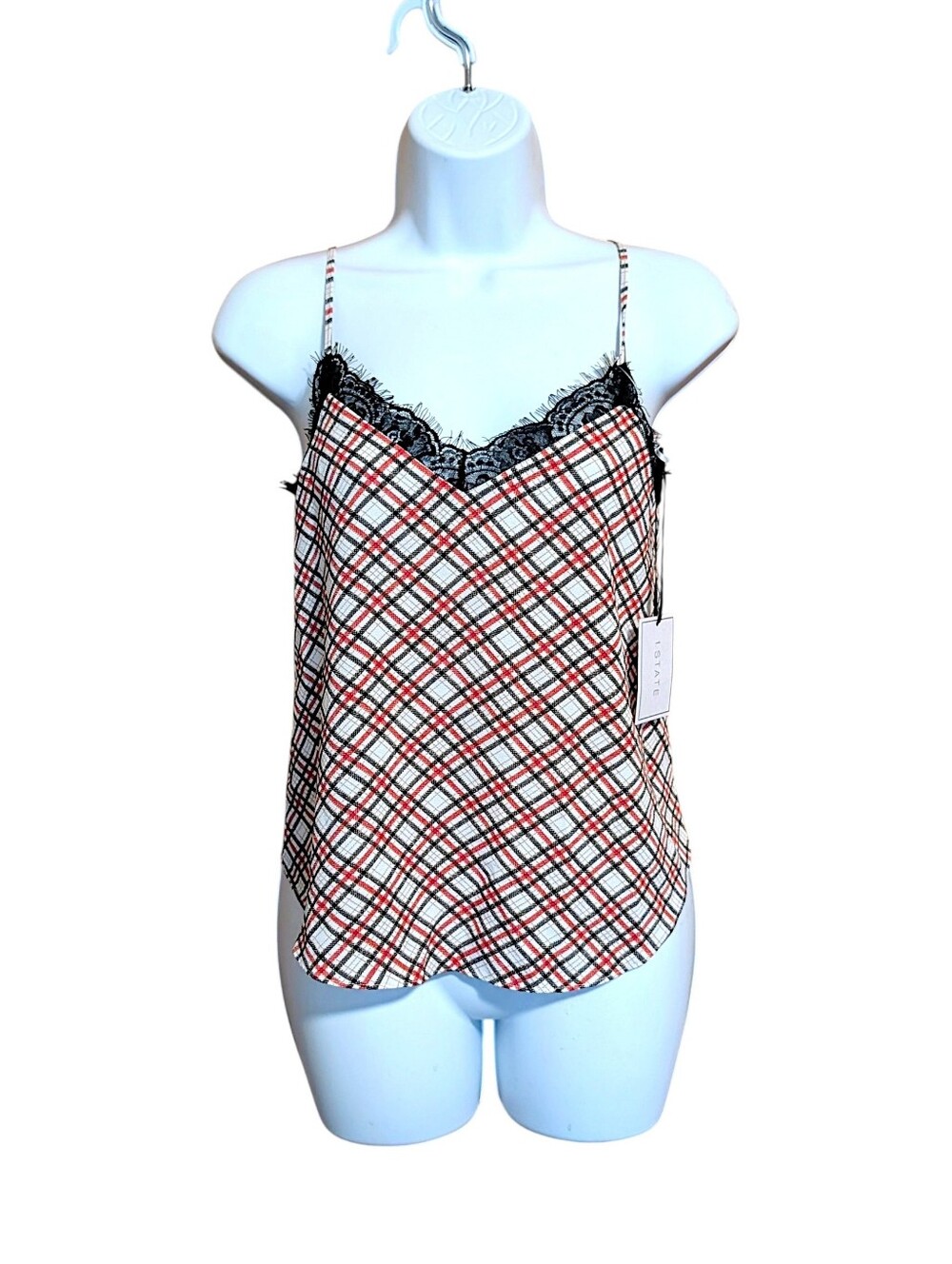 1.State Plaid Cami
